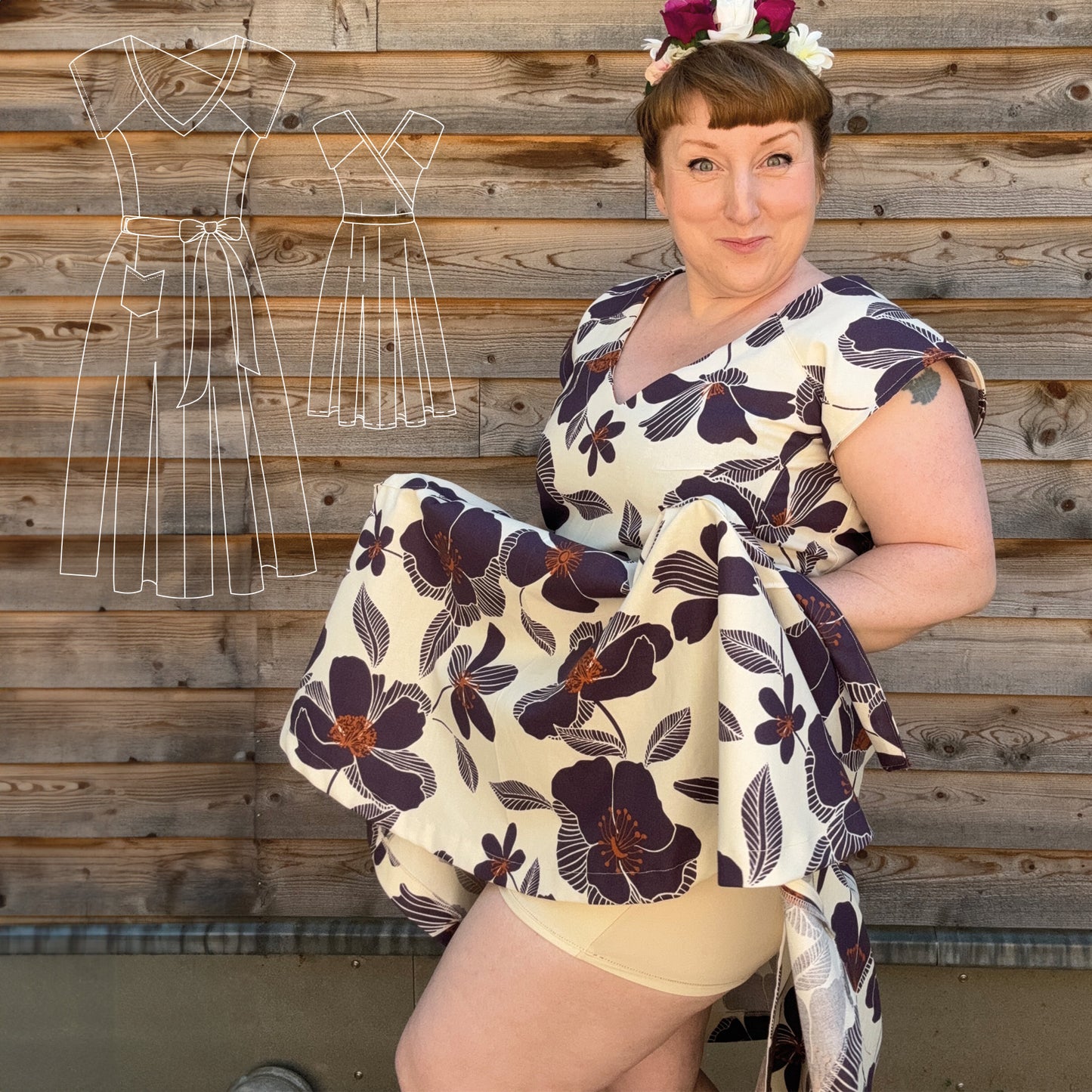 schnittmuster. BLUSE & KLEID | BERNADETTE