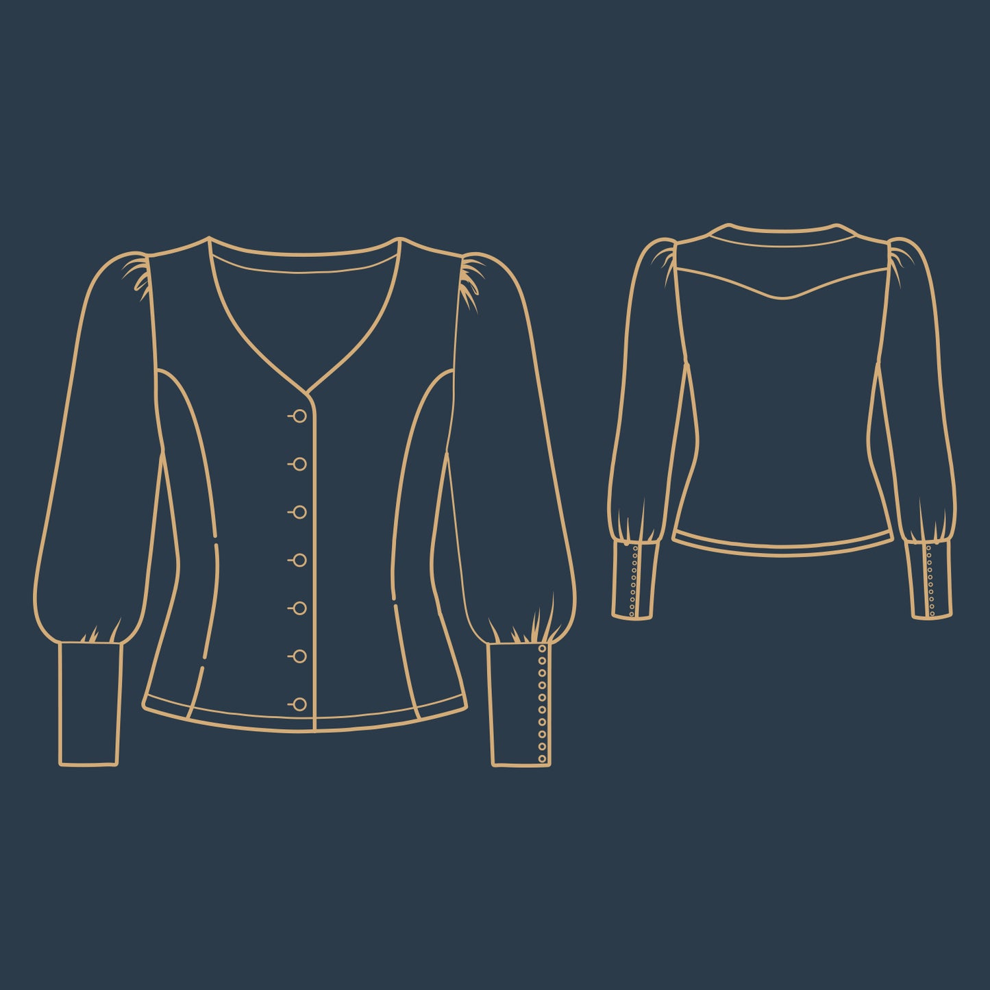 schnittmuster. VALA | Winterrock