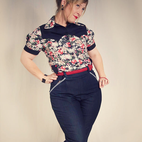 50s's Highwaisthose | Trudi - Schwalbenliebe Vintage Clothing & Rock'N'Roll