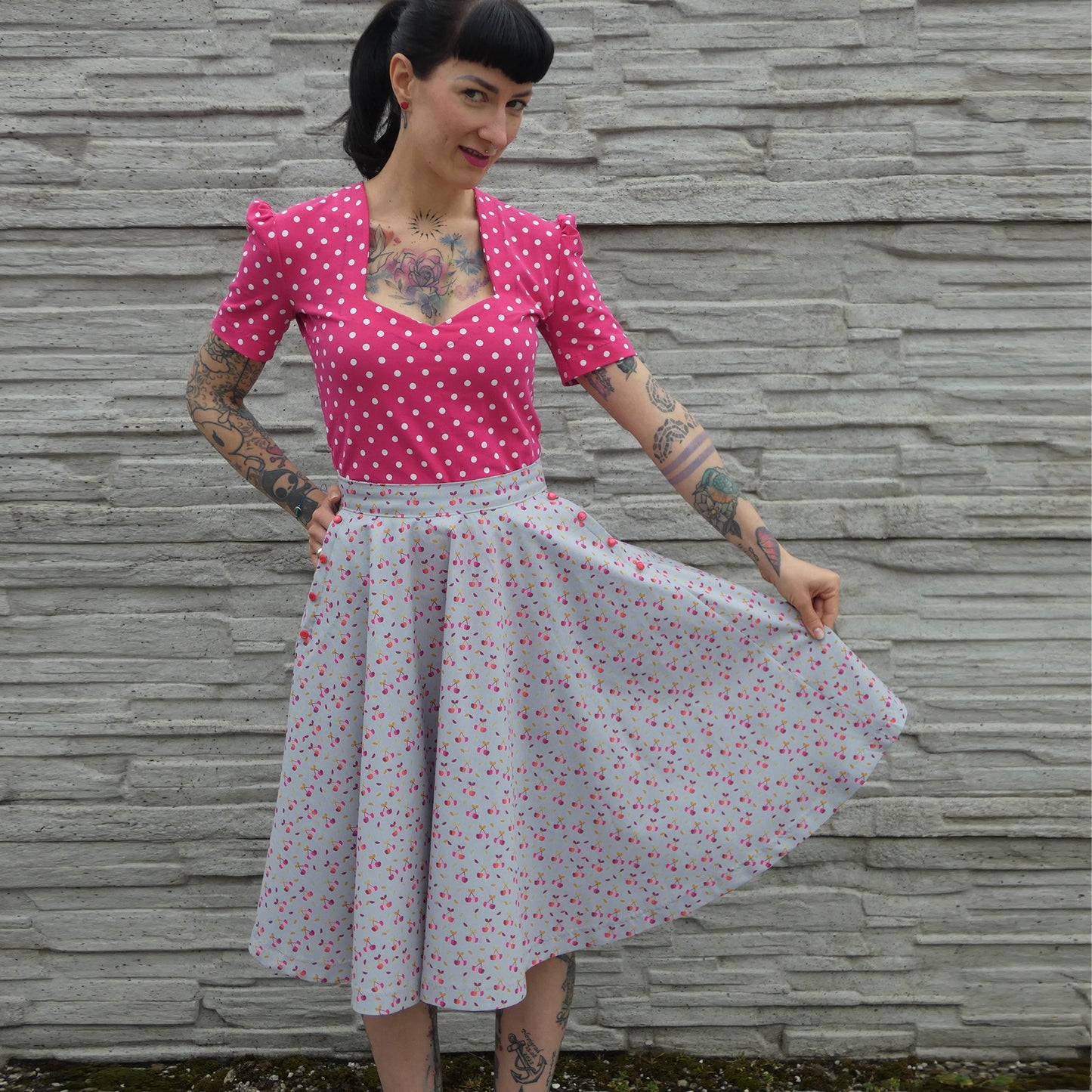 schwalbenliebe® | Cherry Blossom der Sommerrock mit Stil.