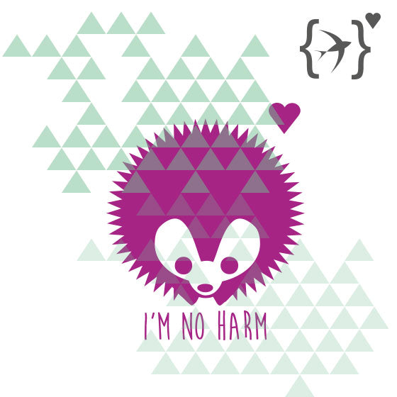 Plotterdatei | 'I AM NO HARM' - Schwalbenliebe Vintage Clothing & Rock'N'Roll