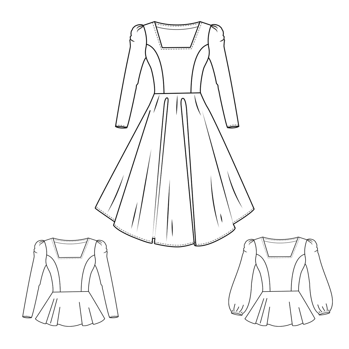 schnittmuster. ANIKO | Shirt und Kleid