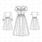schnittmuster. BRYNJA | Biesenkleid