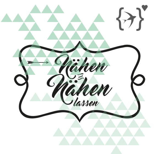 Plotterdatei | 'NUNL' - Nöhen und Nähen lassen - Schwalbenliebe Vintage Clothing & Rock'N'Roll