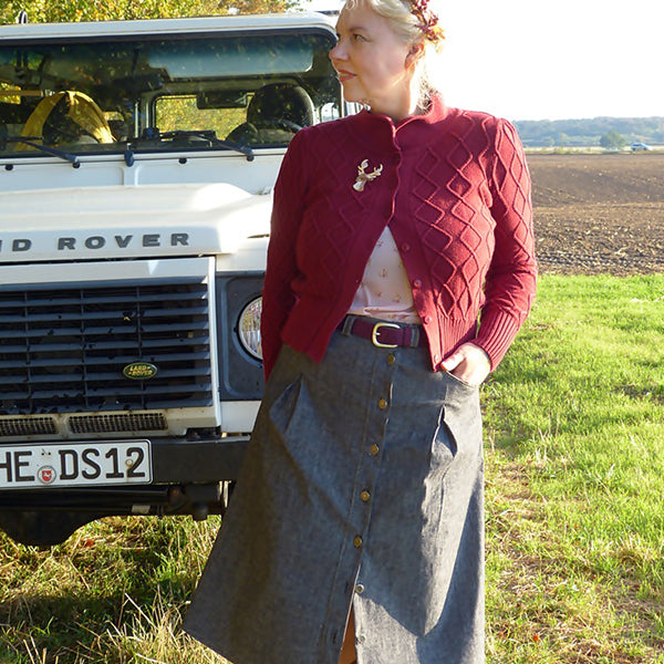 PAPERCUT | 50s's Jeansrock | REBEL HEART - Schwalbenliebe Vintage Clothing & Rock'N'Roll